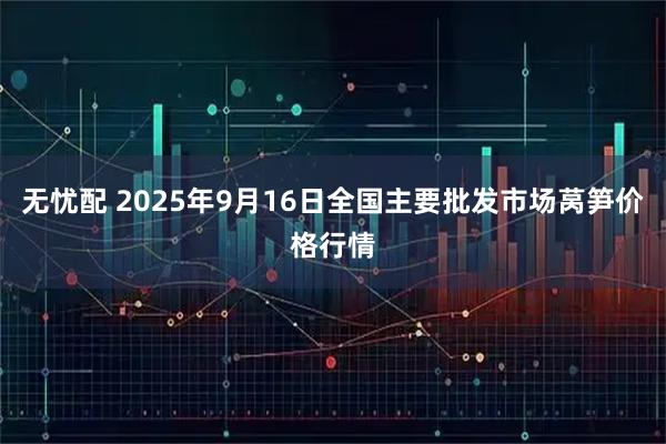 无忧配 2025年9月16日全国主要批发市场莴笋价格行情